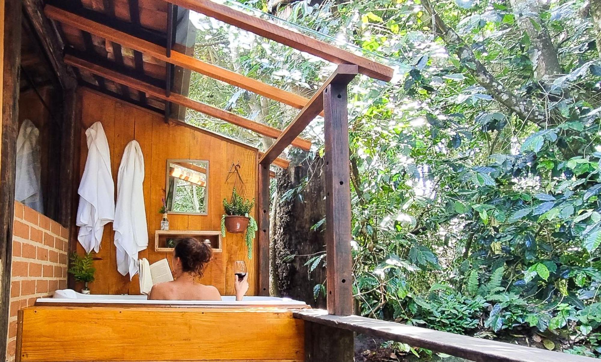 Hospedaria Vida Na Roca São Bento do Sapucaí Dış mekan fotoğraf